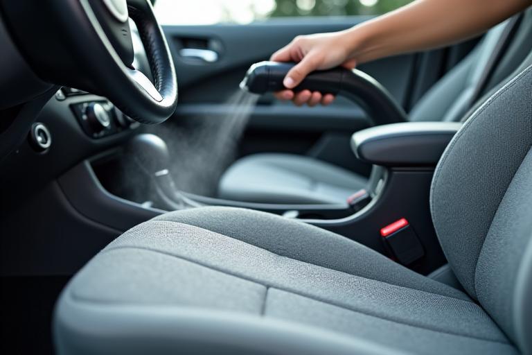 Tiefenreinigung des Auto-Innenraums mit Fokus auf Allergiker